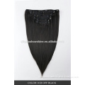 Alibaba wholesale stock 100% human hair fashion brazilian yaki clip in hair extensions for black women